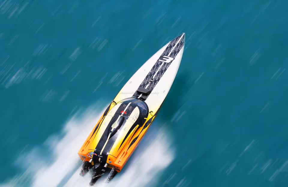LSB Extreme powerboat menu background